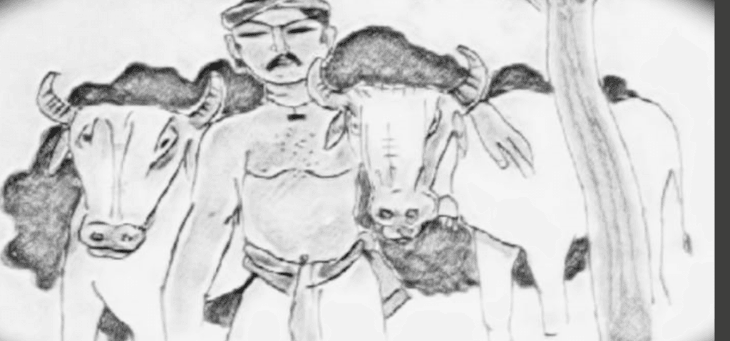 दो बैलों की कथा हिंदी कहानी कक्षा -३ का है।