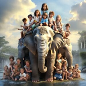 हाथी चल्लम चल्लम एक कविता है।