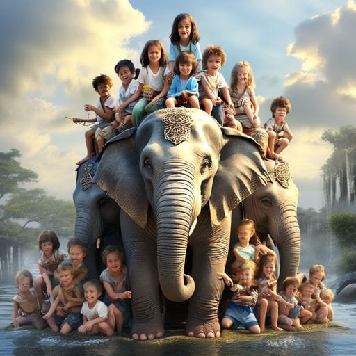 हाथी चल्लम चल्लम एक कविता है।