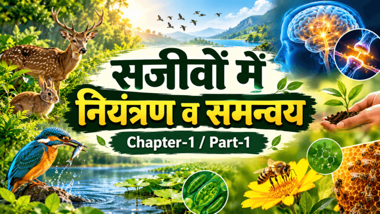 chapter-1 जीवों में नियंत्रण व समन्वय