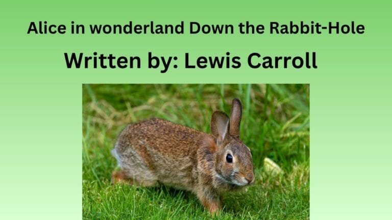 Alice in wonderland Down the Rabbit-Hole