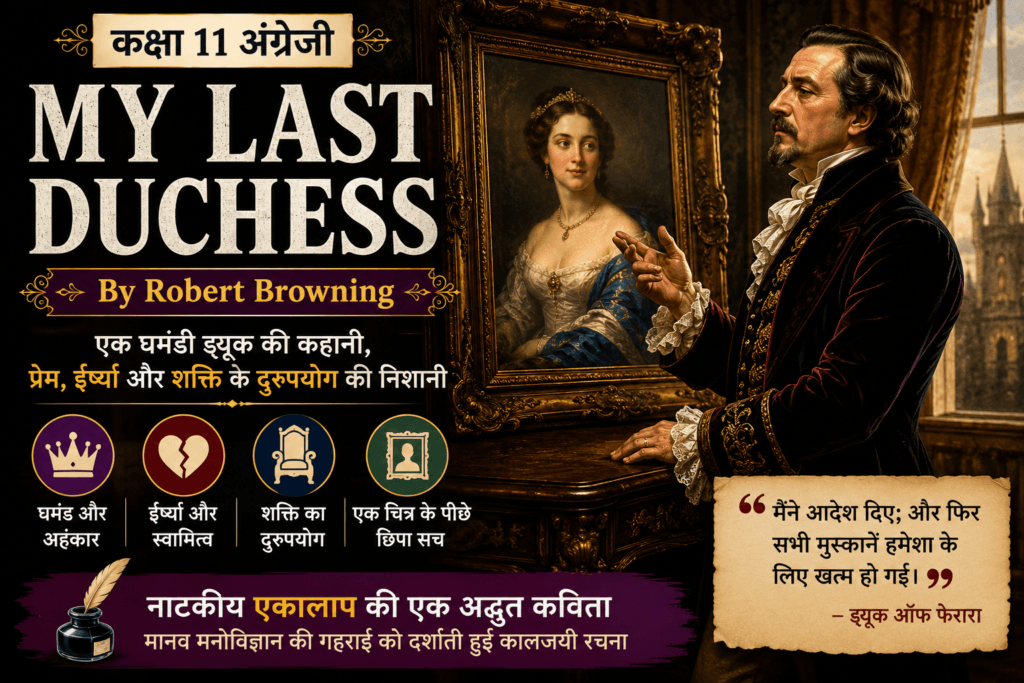 My Last Duchess – Robert Browning (Class 11 English)