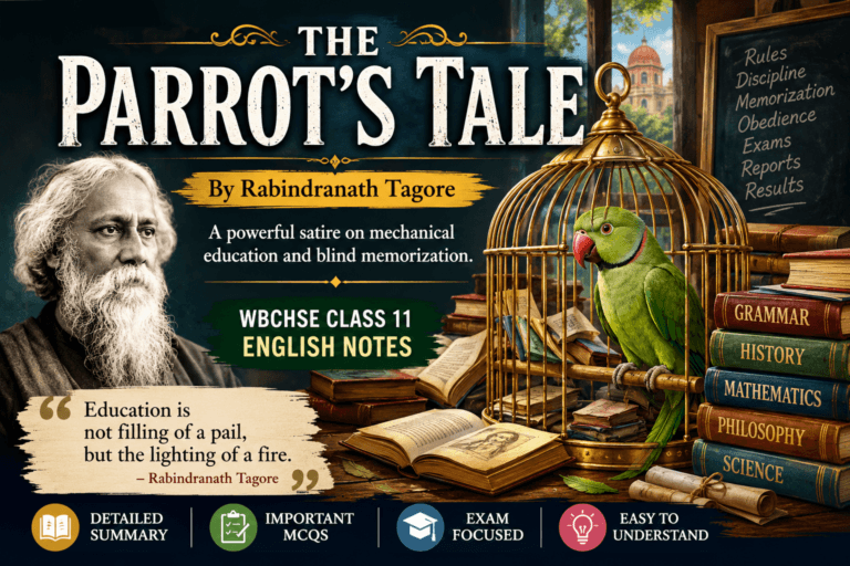 The Parrot's Tale By Rabindranath Tagore