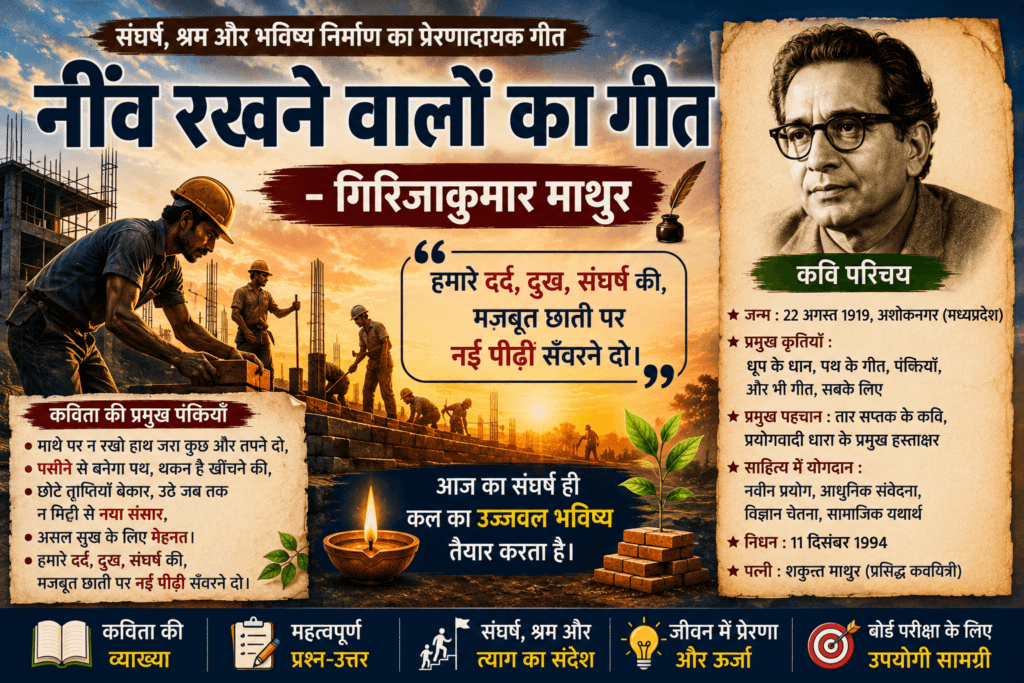नींव रखने वालों का गीत कवि — गिरिजाकुमार माथुर