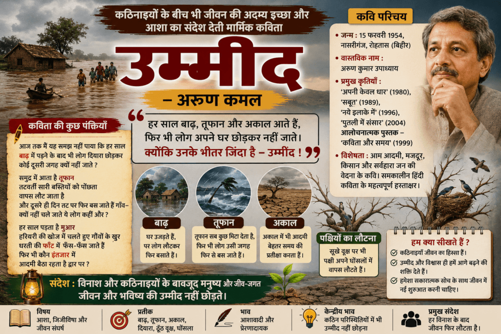 उम्मीद कवि — अरुण कमल