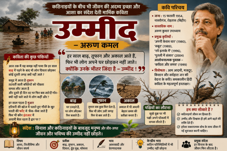 उम्मीद कवि — अरुण कमल